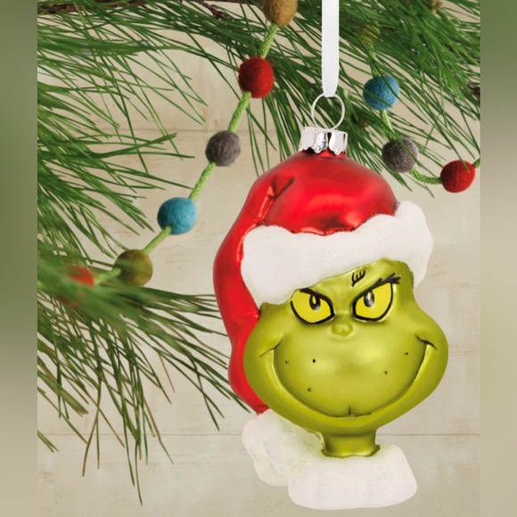 How the Grinch Stole Christmas! Blown Glass Ornament, Dr. Seuss Tree Decoration - Picture 9 of 12